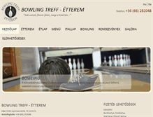 Tablet Screenshot of bowlingtreff.hu